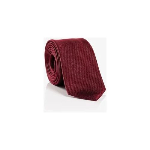 Krawatte MONTI "RAUL", Herren, rot (bordeaux), Seide, Krawatten, aus reiner Seide mit edler Twill-Struktur – 7 cm breit