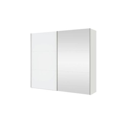 Schwebetürenschrank Dreamer - weiß - 252,8 cm - 220 cm - cm 65,0 - Sconto