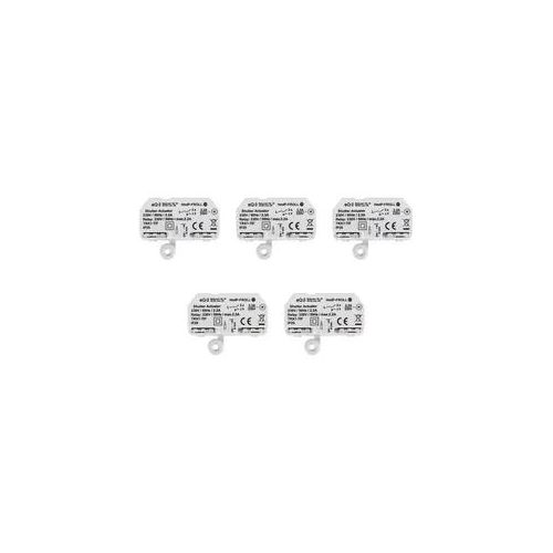 HOMEMATIC IP Smart-Home-Zubehör "Bundle 5x Rollladenaktor Unterputz", weiß, B:19,5cm H:10,5cm T:29,5cm, Smart-Home-Stationen
