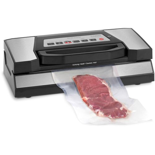 CASO Vakuumierer "1527 VRH 690 advanced", silber (schwarz, silberfarben), B:40cm H:12cm T:19,5cm, Vakuumierer