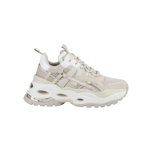 Trainingsschuh BUFFALO "Buffalo Damen Buffalo Triplet Hollow Sneaker Low", Damen, Gr. 40, beige (cream), Kunstfaser, Schuhe