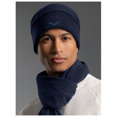Fleecemütze TRIGEMA "TRIGEMA Fleecemütze", Herren, Gr. 3, blau (navy), Kunstfaser, Mützen