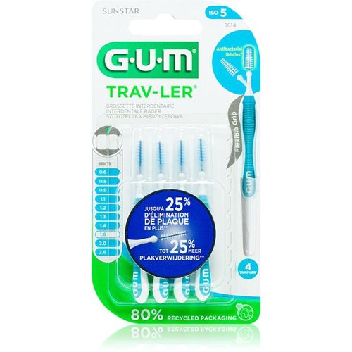 G.U.M Trav-Ler Interdental Interdentale Tandenragers 1,6 mm 4 st