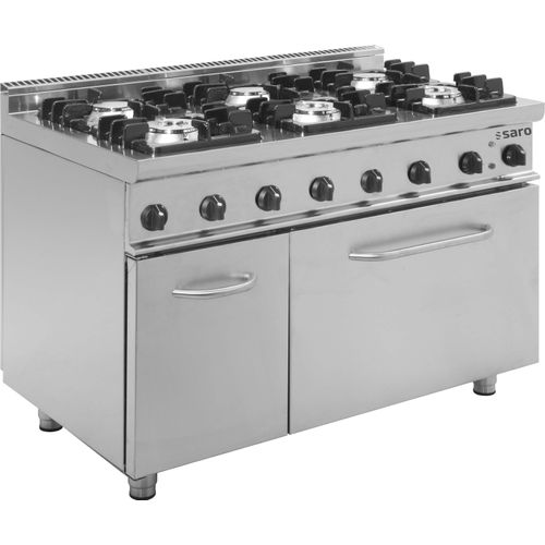 SARO Gasherd mit Elektrobackofen Modell E7/KUPG6LE