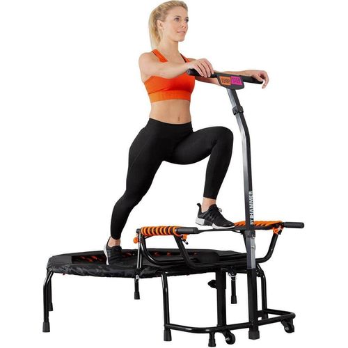 HAMMER Fitness-Trampolin JumpStep, flexibles & gelenkschonendes Step-Board