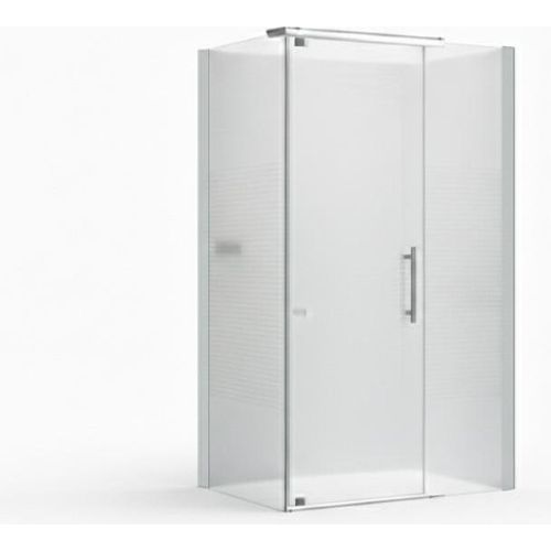 Glaszentrum Hagen - 100x90x195cm - Hephaistos "Frost" Duschkabine Dusche Duschabtrennung - 8mm