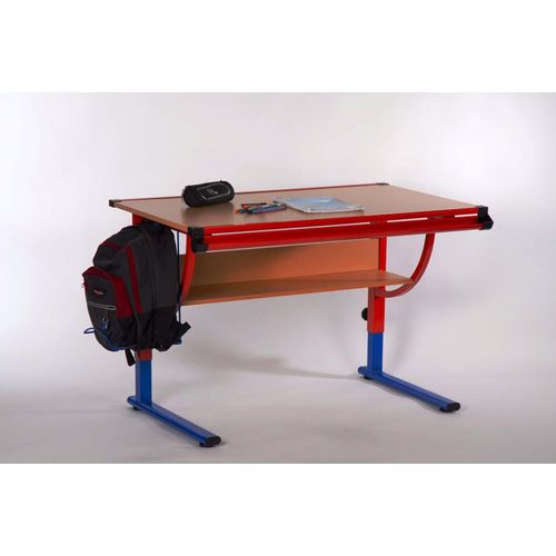 Kinderschreibtisch höhenverstellbar Bunt / Buche