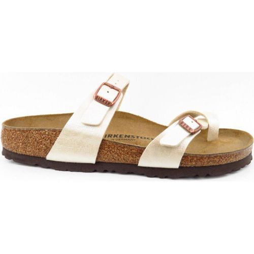 Birkenstock Mayari Damen Birko Flor Sandalen in Creme – 8 UK - 42 EU - 11/11.5 US / Cream