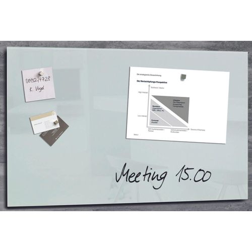 SIGEL Glas-Magnettafel artverum® 78,0 x 48,0 cm weiß