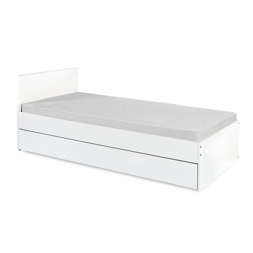 Kinderbett 90x200 AGIRA mit Schublade - weiß