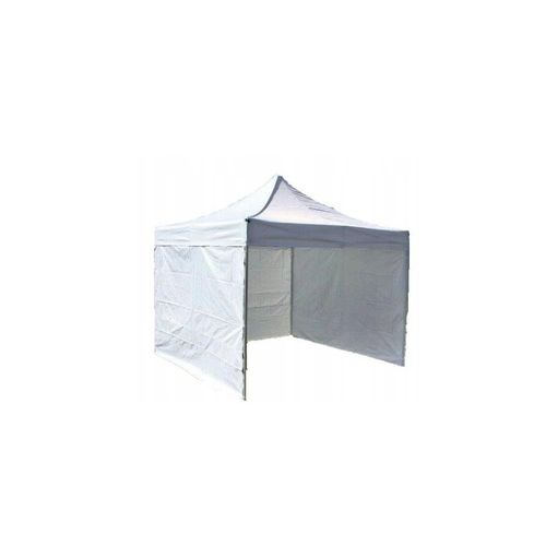 Ekspand | Partyzelt 3x3m - Weiß - Faltbar - Ideal für Gartenfeste - Wetterfest und Stabil