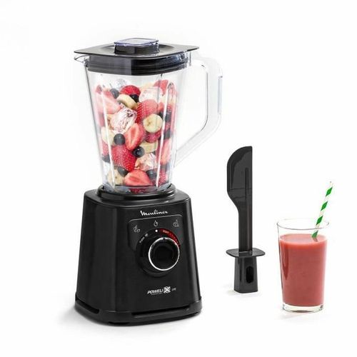 Moulinex Standmixer Küchengeräte Perfect Mix LM88A8 leistungsstark 1200 Watt Leistung Mixsystem