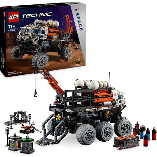 LEGO Technic Mars Exploration Rover, Weltraum-Spielzeug, basiert auf Raumfahrzeugen der NASA, Space Bauset, Spielzeug für Kinder, Geschenk für Jungen & Mädchen ab 11 Jahren 42180