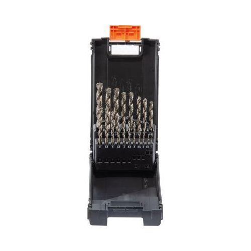 Projahn Spiralbohrer-Set SPEED, HSS-Co, 19-teilig, Ø 1–10 mm / 0,5 mm Schritte, in Kunststoffkassette