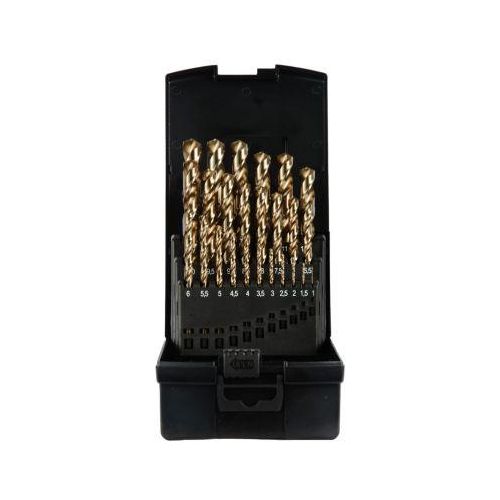 Projahn Spiralbohrer-Set BASIC, HSS-Co, 25-teilig, Ø 1–13 mm / 0,5 mm Schritte, in Kunststoffkassette