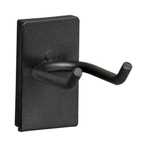 Werkzeughalter WFI, magnetisch, 2 Haken, L 55 x B 25 x H 55 mm, Stahl, schwarz, 2 Stück