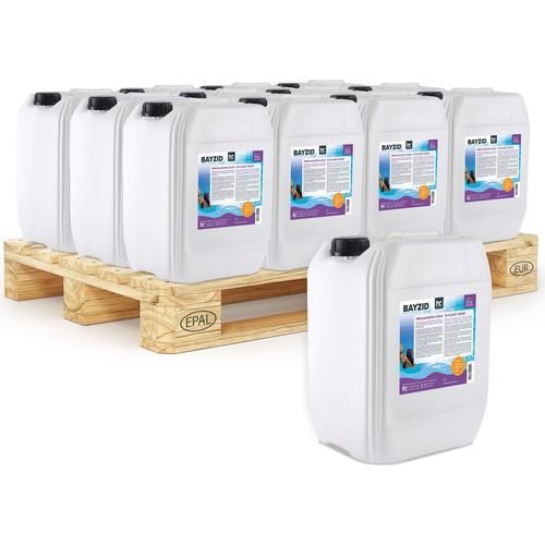 24x20 L BAYZID® flüssig Flockungsmittel gegen Trübungen für sauberes Poolwasser