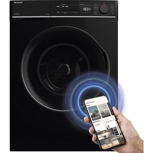 Sharp ES-PRO814BA-DE Waschmaschine 8kg AllergySmart Dampf App Steuerbar