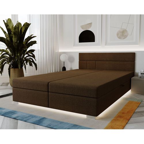 Doppelbett 160x195 WITA 1 - dunkelbraun