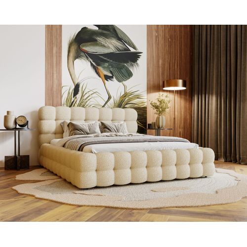 Doppelbett 140x200 MAFALDA - beige