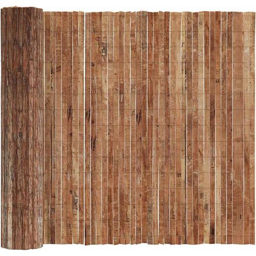 Rindenzaun Braun 600 x 150 cm Rinde