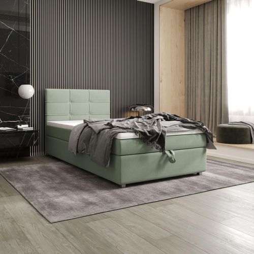 Einzelbett 90x200 STIG 7 mit Stauraum - neuwertig