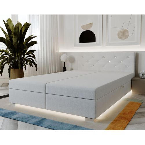 Amerikanisches Bett 180x200 ROSIE 4 - weiß