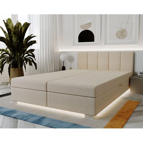 Hotelbett 160x200 ROSIE 7 - ecru