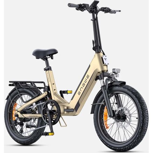 E-Bike L20 3.0 BOOST - Akku 48V13.5Ah 20 Zoll Räder TUV Hydraulische Scheibenbremsen - Gold