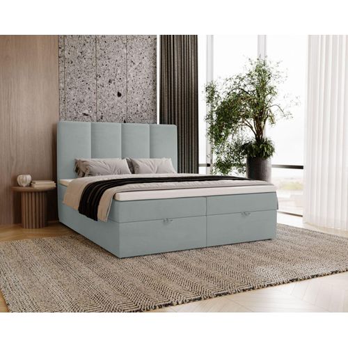 Einzelbett im Kontinentalstil 120x200 GLADE - Esche
