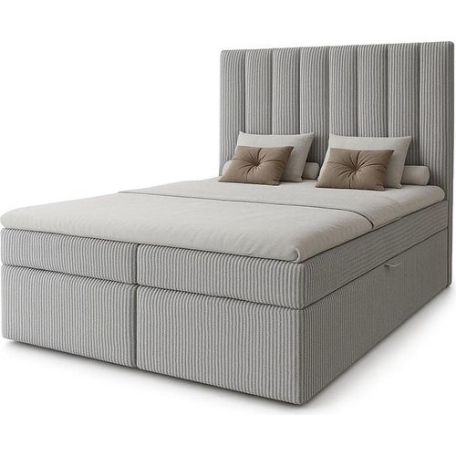 Hotel-Einzelbett 120x200 GRETNA - grau