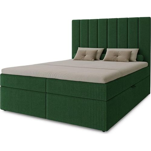 Hotel-Doppelbett 140x200 GRETNA - grün