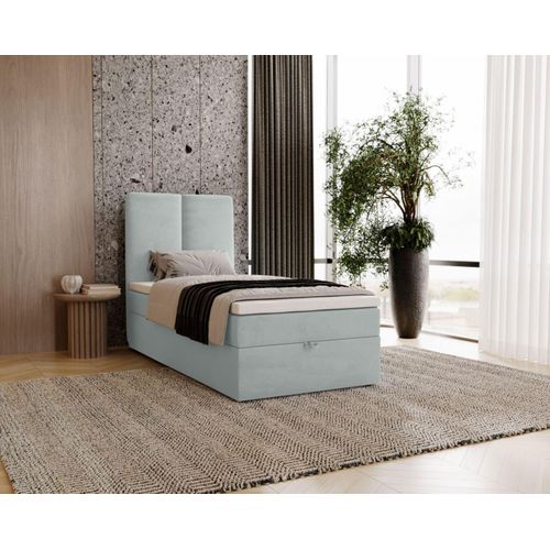 Einzelbett im Kontinentalstil 80x200 GLADE - Esche