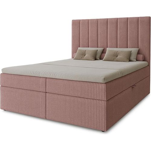 Hotel-Doppelbett 200x200 GRETNA - rosa