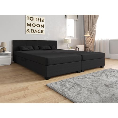 Doppelbett 140x200 LOCIKA DOUBLE 2 - grau