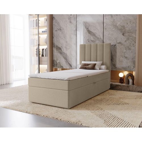 Hotel-Einzelbett 90x200 GRETNA - Latte