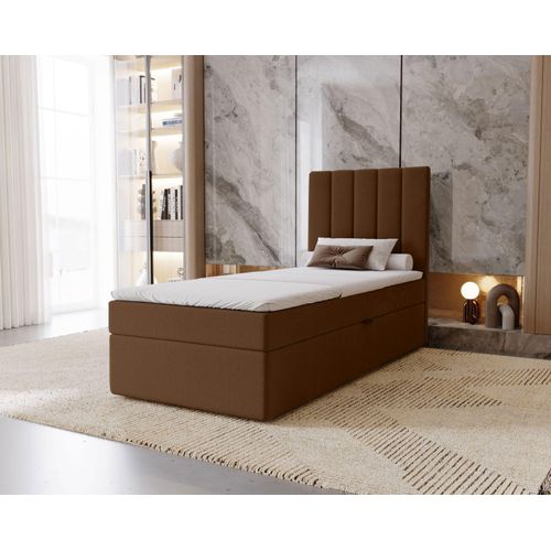 Hotel-Einzelbett 80x200 GRETNA - braun