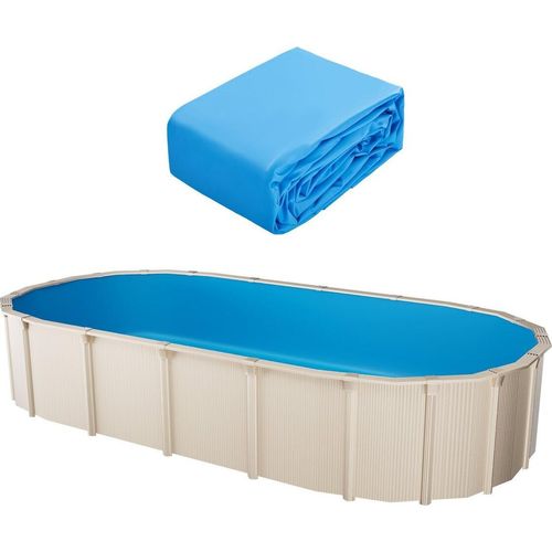 Ovaler Pool-Liner 16,4 x 9,8 ft Unibead-Pool-Liner 47 Zoll Wandhöhe