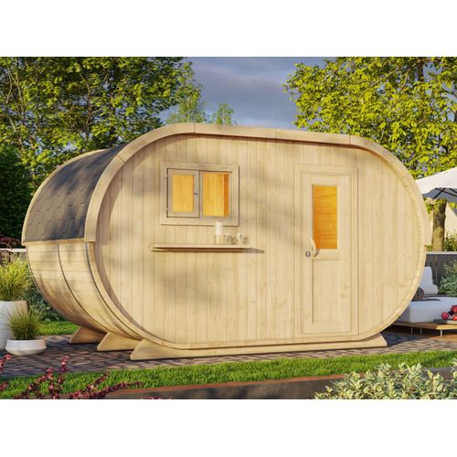 Fjordholz Ovales Saunafass Modell Cara-B