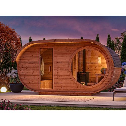 Fjordholz Ovales Saunafass Modell Raiki