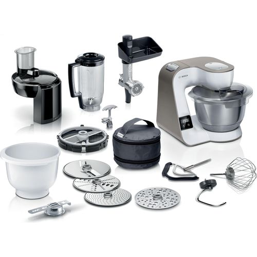 Bosch MUM5XL74, 3,9 l, Weiß, 1,1 m, 4 Disks, LED, Edelstahl