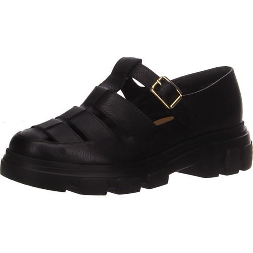 Paul GREEN Slipper durchbrochen in schwarz, Gr. 4