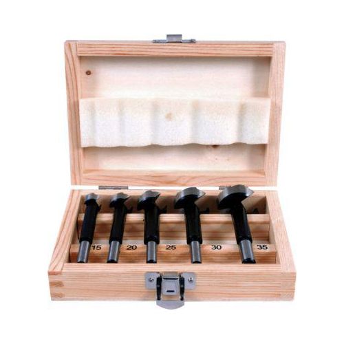 Projahn Forstnerbohrer-Set, 5-teilig, Ø 15-20-25-30-35 mm, Kassette