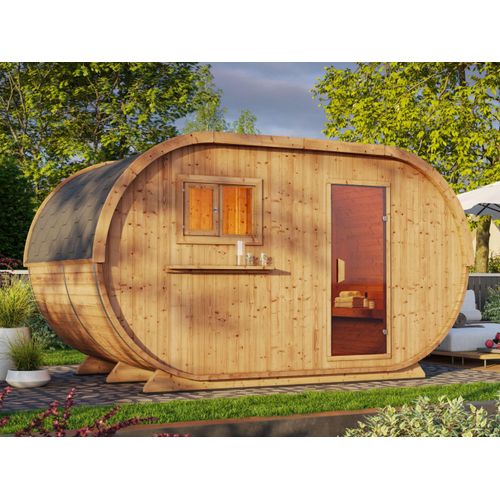 Fjordholz Ovales Saunafass Modell Cara-B