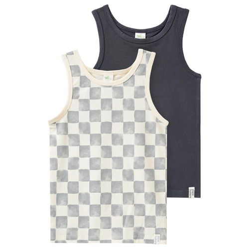 2 Jungen Unterhemden aus Bio-Baumwolle