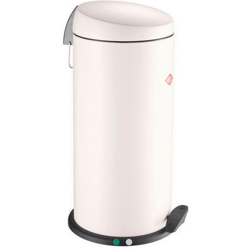 Wesco Abfallsammler Capboy Maxi, Edelstahl, Sand, Metall, 22 L, 60 cm, Küchen, Küchenausstattung, Mülleimer