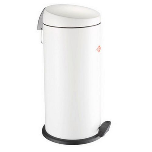 Wesco Abfallsammler Capboy Maxi, Weiß, Edelstahl, Metall, 22 L, 60 cm, Küchen, Küchenausstattung, Mülleimer