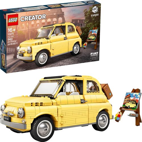 LEGO 10271 Fiat 500 Spielzeugauto, Konstruktionsspielzeug, Modell zum Bauen