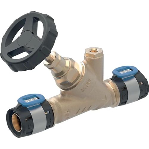 Geberit GE FlowFit, Schrägsitzabsperrventil, RG+, d40mm, 1 Stk.