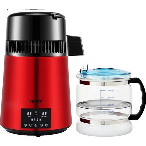 Wasserdestilliergerät, 4L Fassungsvermögen, duale Temperaturanzeige